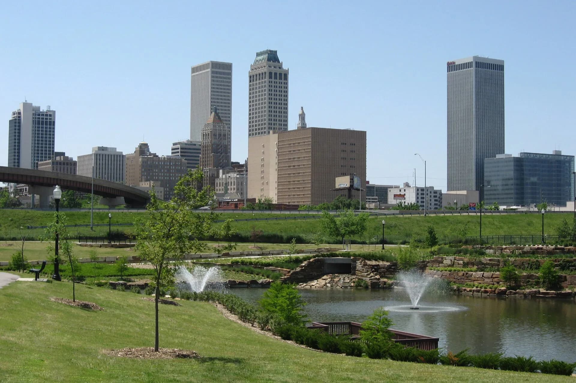 Downtown Tulsa skyline, May 2008
